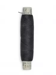 Nähgarn, Baumwolle, Stärke 50, Dunkelgrau, 50m Rollen