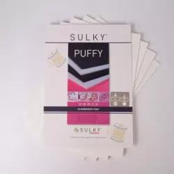 SULKY PUFFY 3D Schaum, HARD oder SOFT, 3mm Bögen